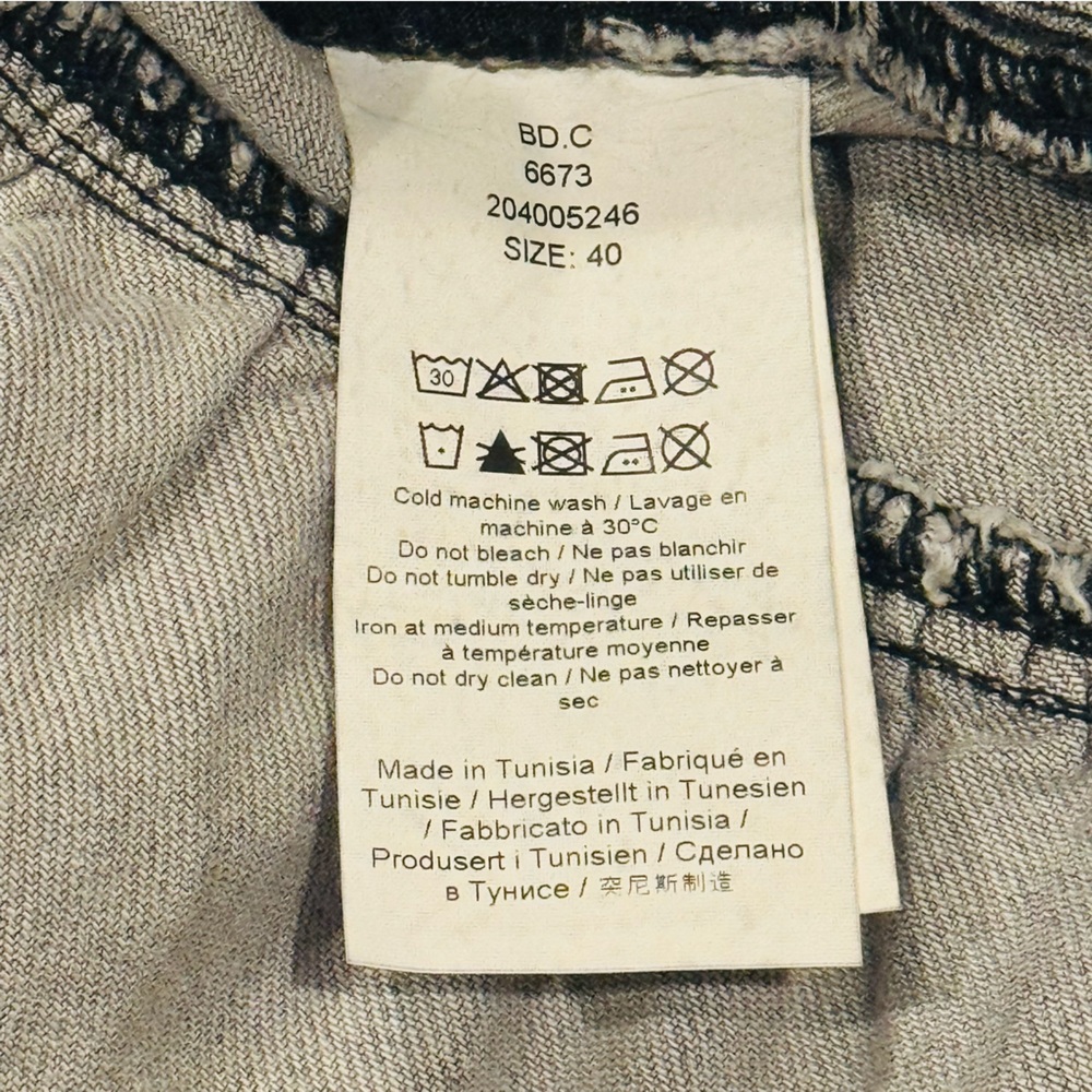 GANNI Tiered Denim Maxi Dress Gray Size 40 (EU 40 / US 8) NWT - Picture 10 of 12